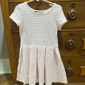 Polo Striped Pink Kids Dress